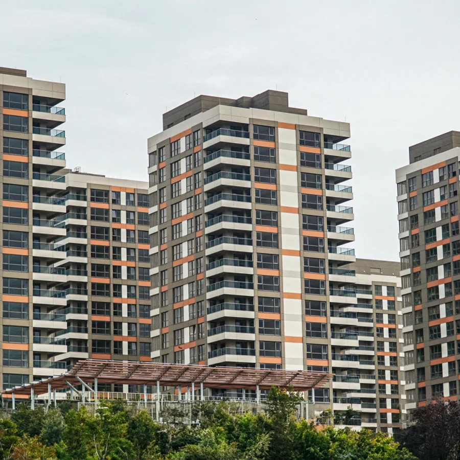 İzotim tarafından Ağaoğlu Çekmeköy Park projesinde yapılan dış cephe uygulamaları