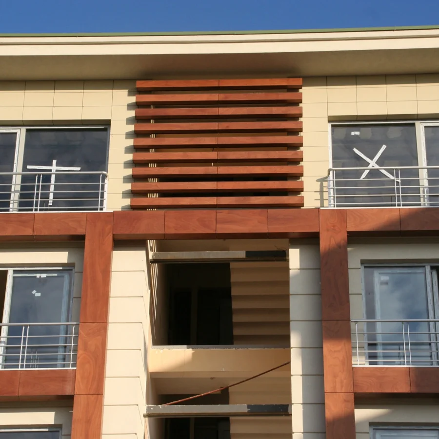 İzotim tarafından Arte Verde Evleri projesinde yapılan dış cephe uygulamaları