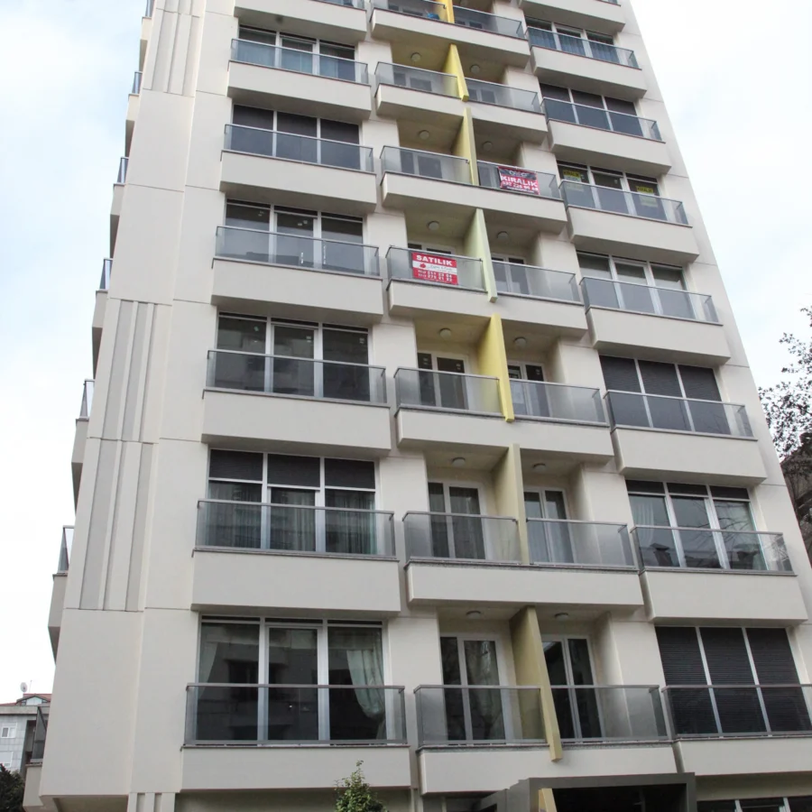 İzotim tarafından Asuman Apartmanı projesinde yapılan dış cephe uygulamaları