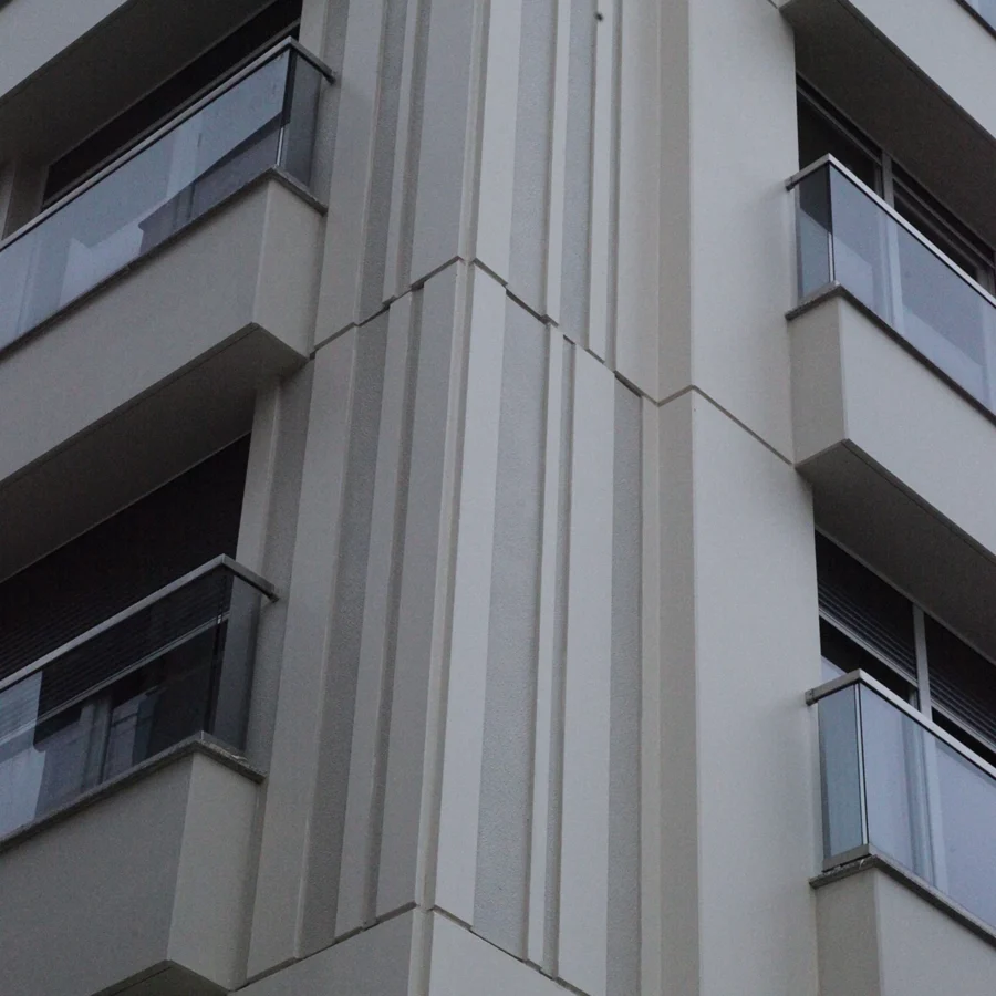 İzotim tarafından Asuman Apartmanı projesinde yapılan dış cephe uygulamaları