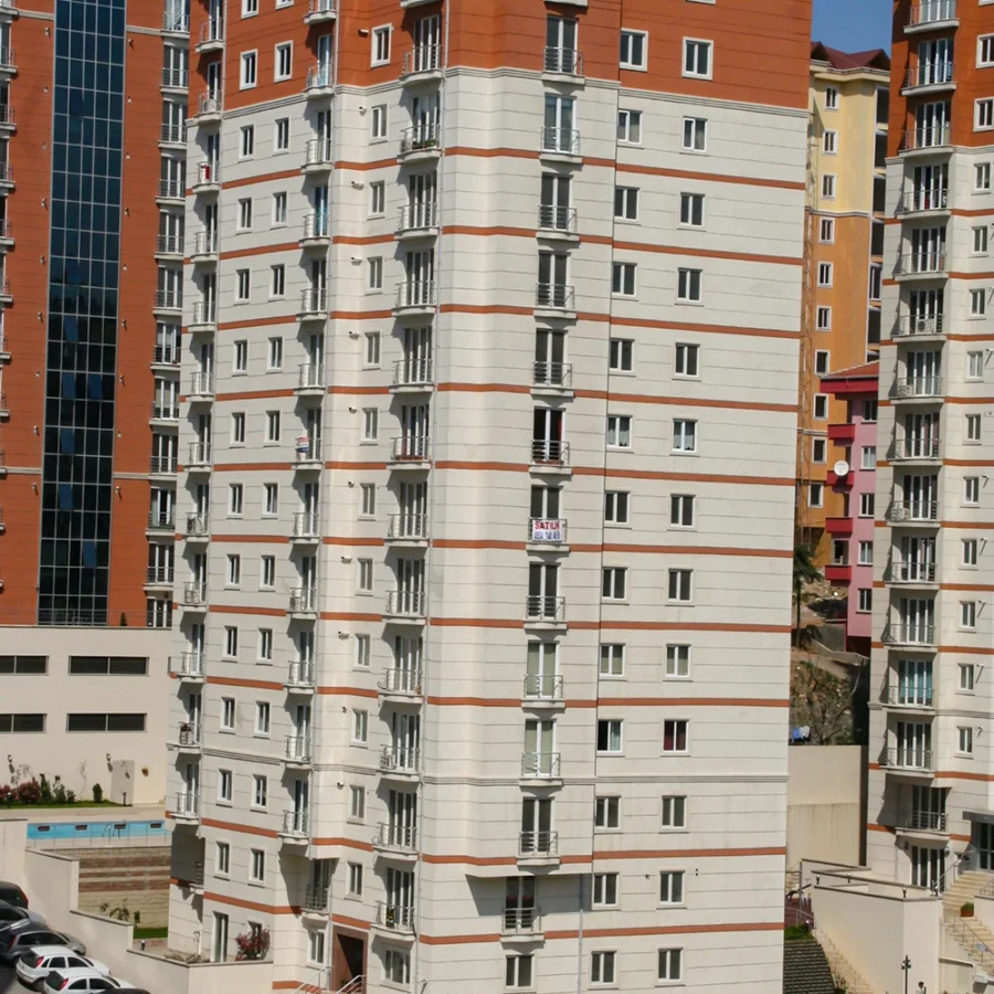 İzotim tarafından Atapol Residence projesinde yapılan dış cephe uygulamaları