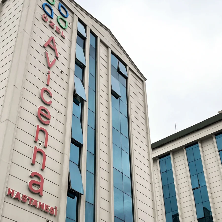 İzotim tarafından Avicenna Hastanesi projesinde yapılan dış cephe uygulamaları