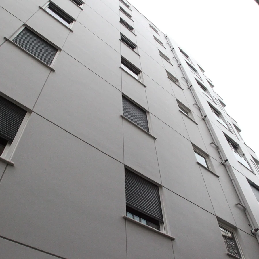İzotim tarafından Birlik Apartmanı projesinde yapılan dış cephe uygulamaları