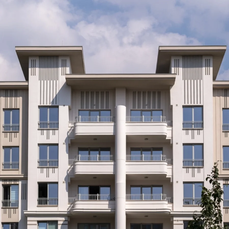 İzotim tarafından Bizim Mahalle 1. Etap 2. Kısım projesinde yapılan dış cephe uygulamaları