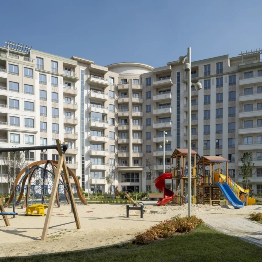 İzotim tarafından Bizim Mahalle 1. Etap 2. Kısım projesinde yapılan dış cephe uygulamaları