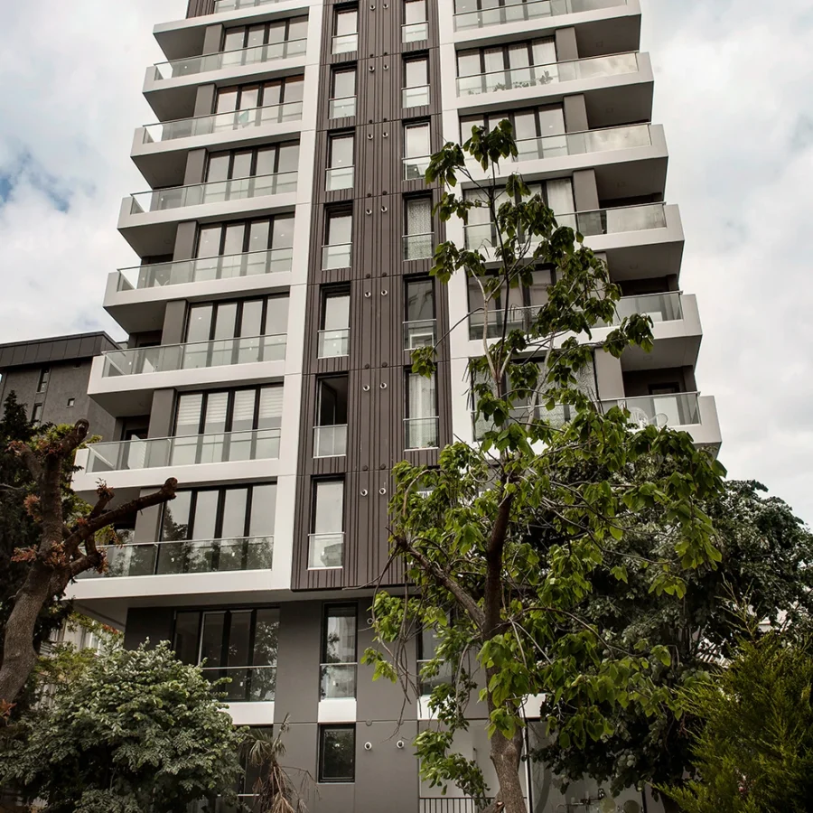 Fassadengestaltung des Doğuş-Wohnhauses