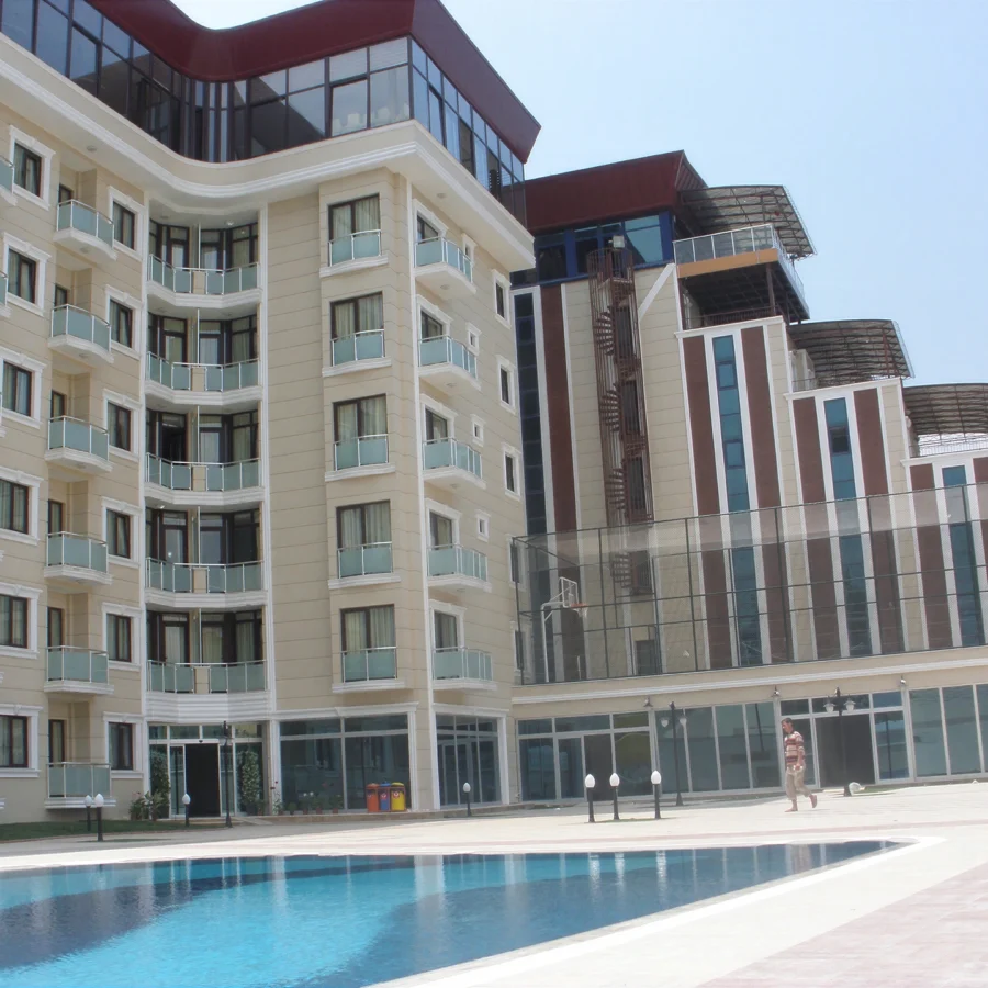 İzotim tarafından Elegance Resort Hotel projesinde yapılan dış cephe uygulamaları