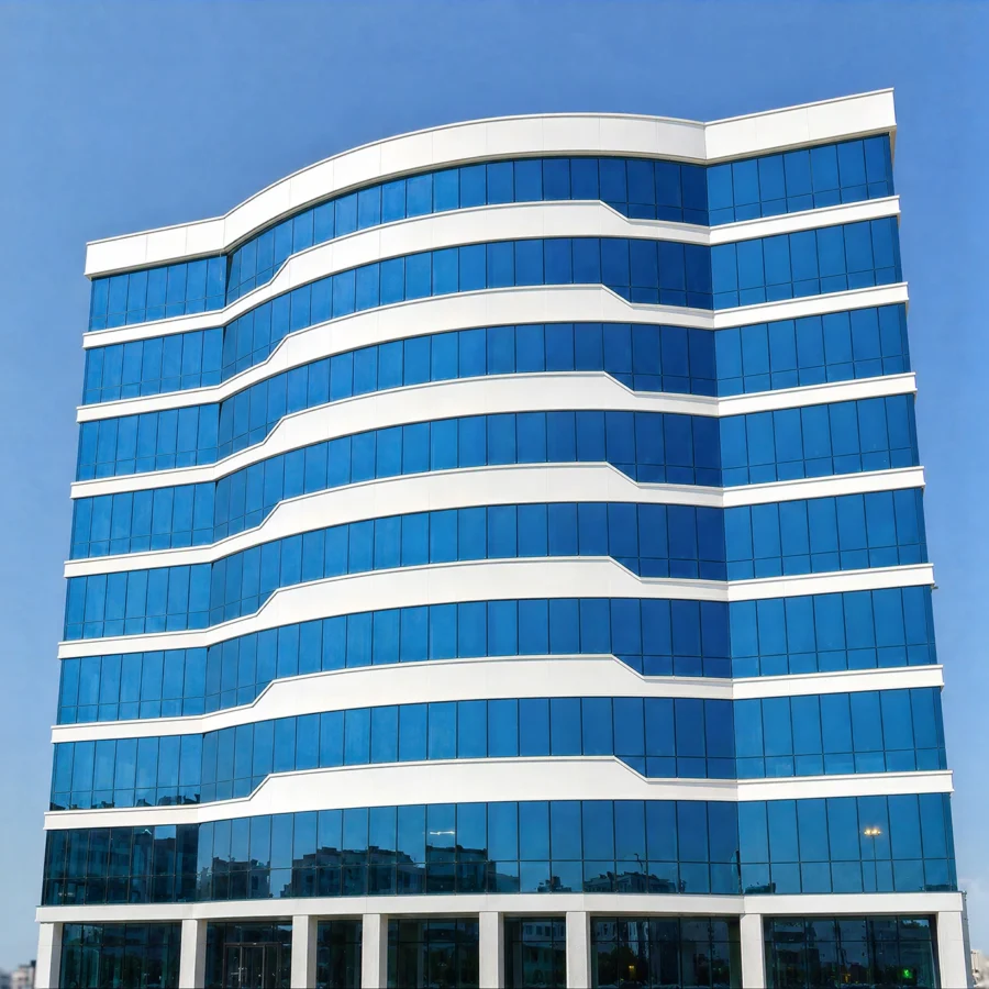 İzotim tarafından Gap Plaza projesinde yapılan dış cephe uygulamaları