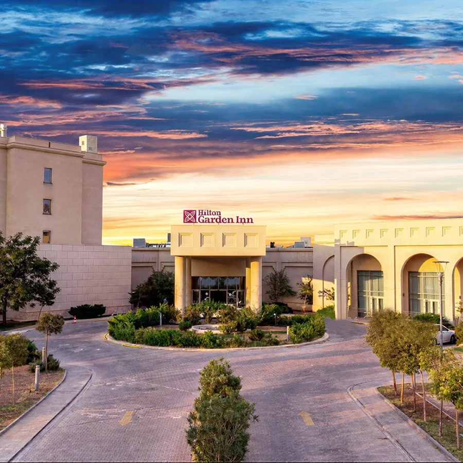 İzotim tarafından Hilton Garden Inn Mardin projesinde yapılan dış cephe uygulamaları