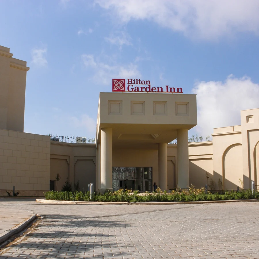 İzotim tarafından Hilton Garden Inn Mardin projesinde yapılan dış cephe uygulamaları