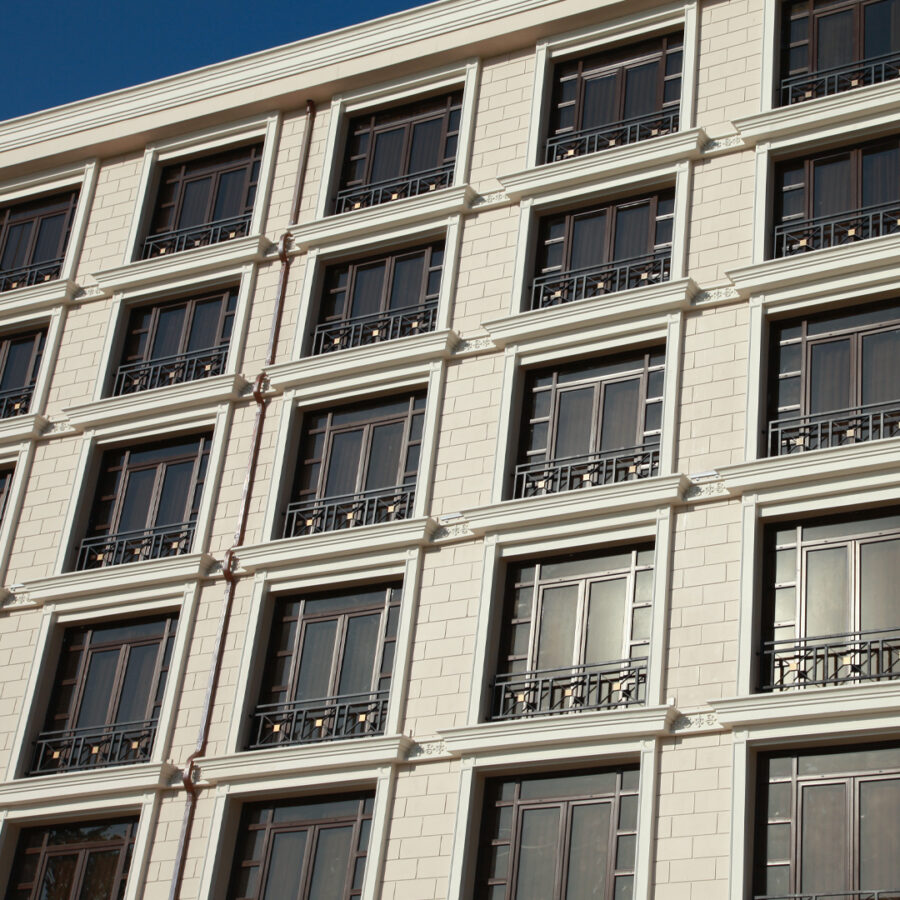 İzotim tarafından Hotel Suadiye projesinde yapılan dış cephe uygulamaları