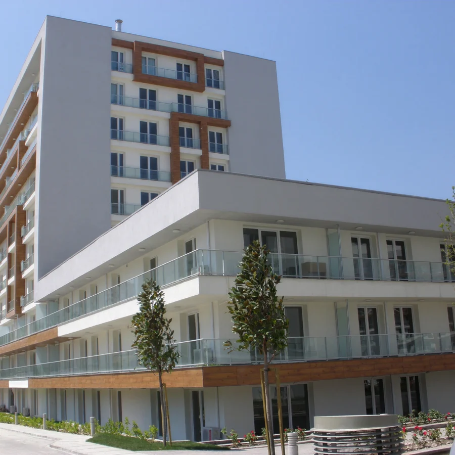İzotim tarafından Lounge 2 projesinde yapılan dış cephe uygulamaları