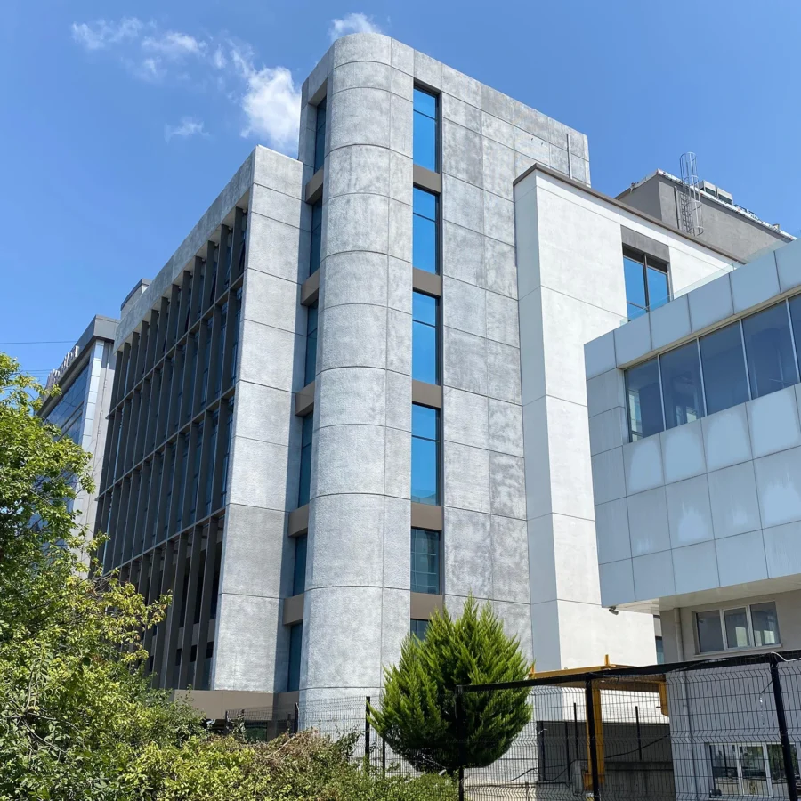 İzotim tarafından Mesa Tekstil projesinde yapılan dış cephe uygulamaları