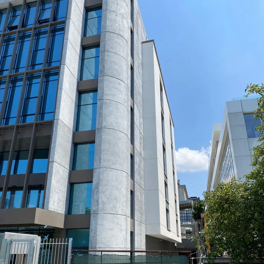 İzotim tarafından Mesa Tekstil projesinde yapılan dış cephe uygulamaları