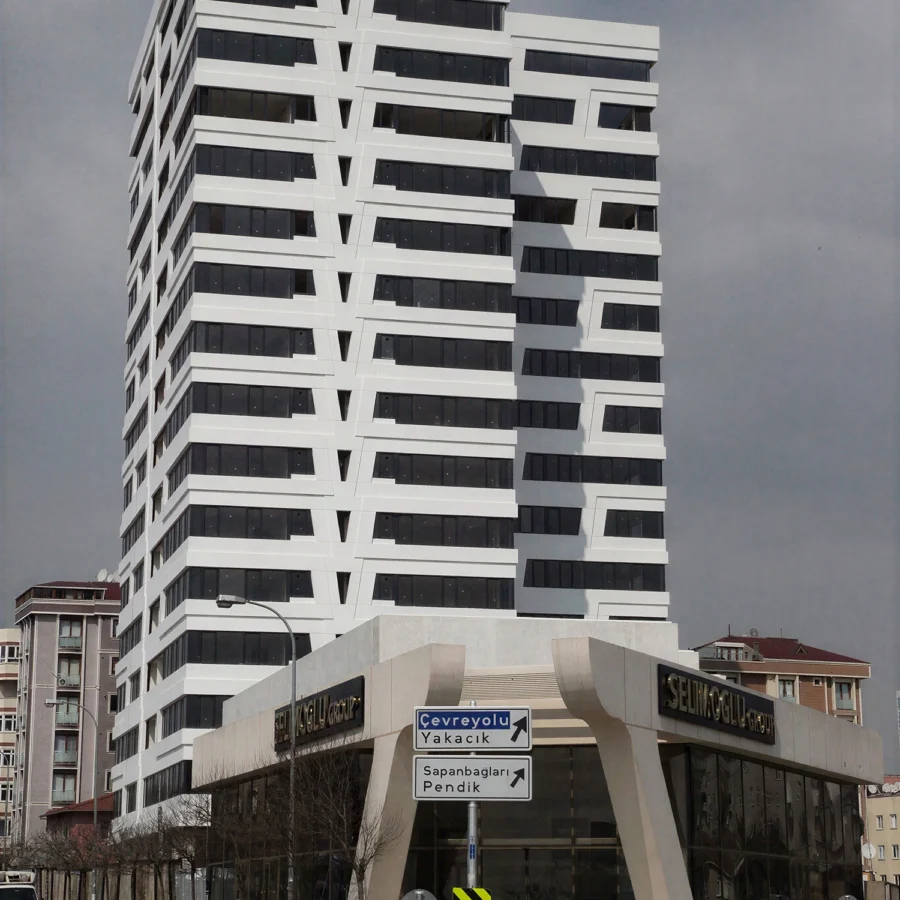 İzotim tarafından Residence Eagle projesinde yapılan dış cephe uygulamaları
