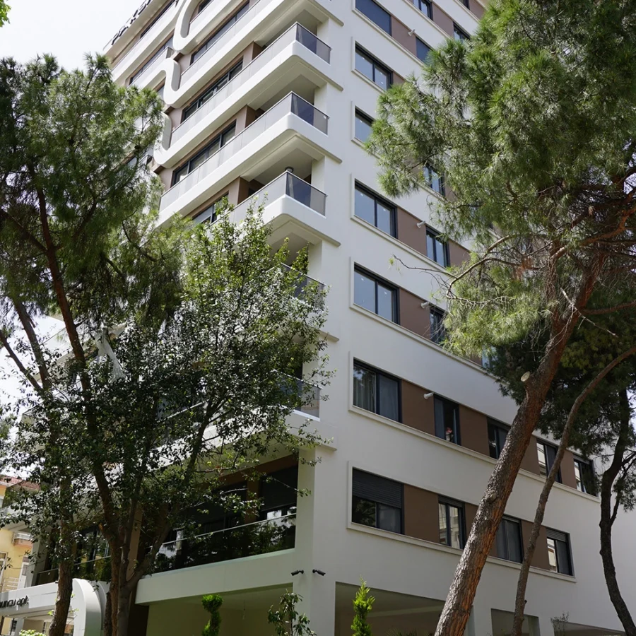 İzotim tarafından Somuncu Apartmanı projesinde yapılan dış cephe uygulamaları
