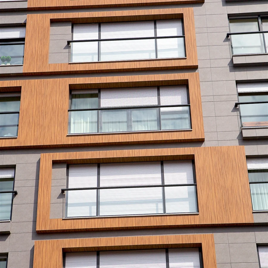 Exterior facade applications by İzotim for the Sunset Park Caddebostan project