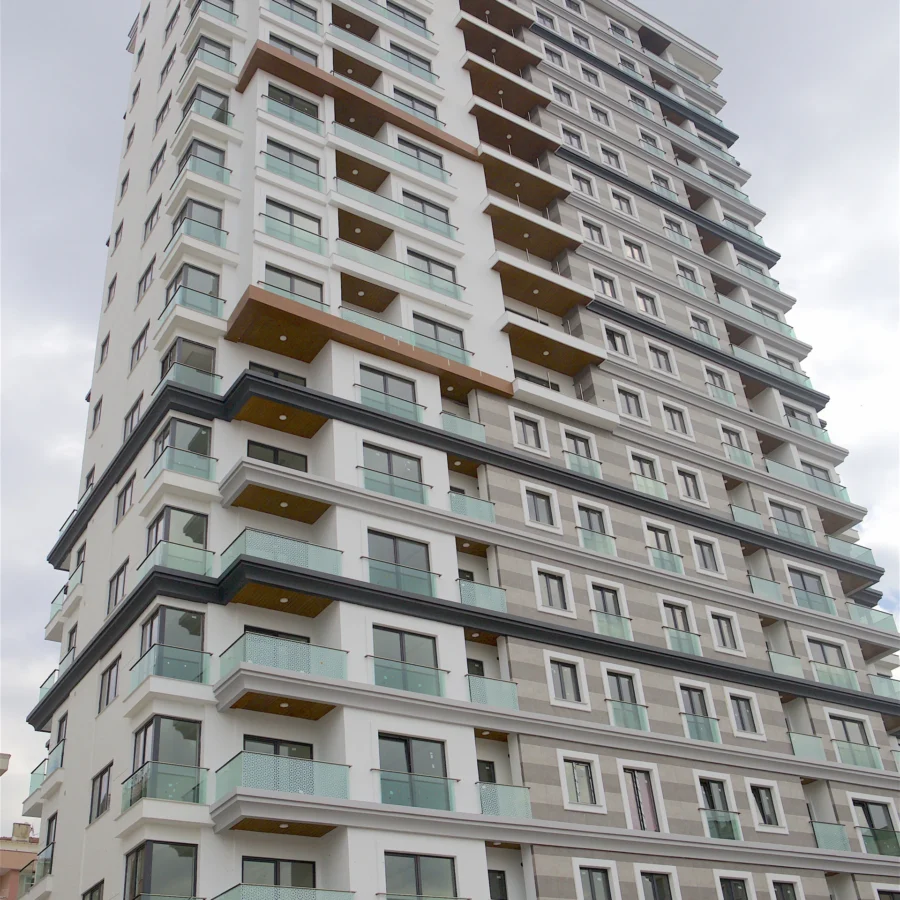 İzotim tarafından Tulip Rose Twin projesinde yapılan dış cephe uygulamaları