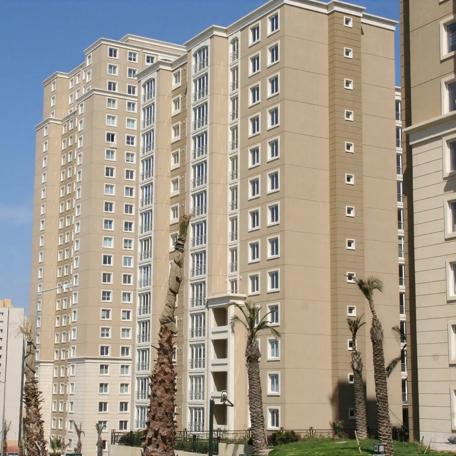 İzotim tarafından Uphill Court projesinde yapılan dış cephe uygulamaları