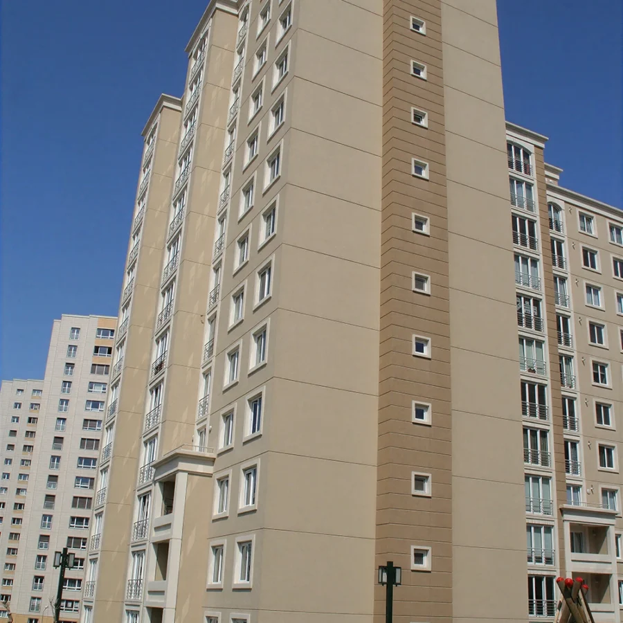 İzotim tarafından Uphill Court projesinde yapılan dış cephe uygulamaları