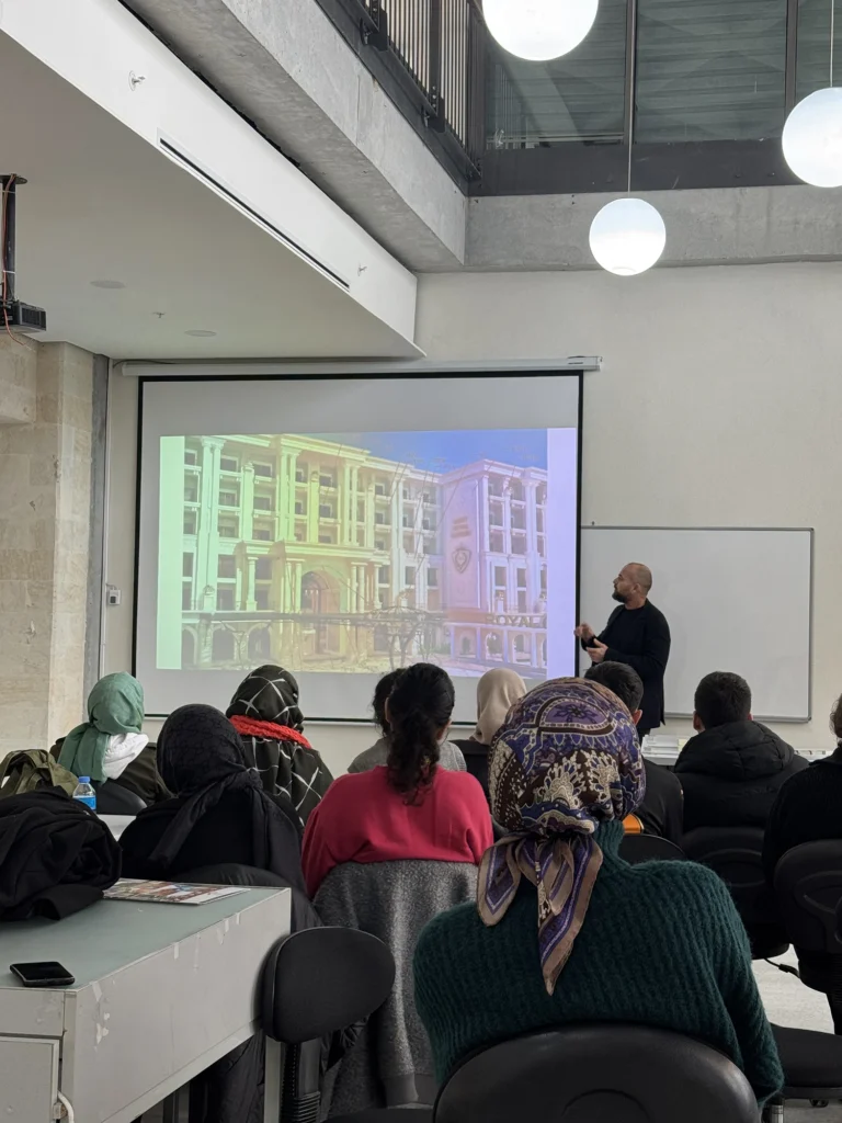 Salim Ünal, FSMVU Sanat, Tasarım ve Mimarlık Fakültesi Öğrencileriyle