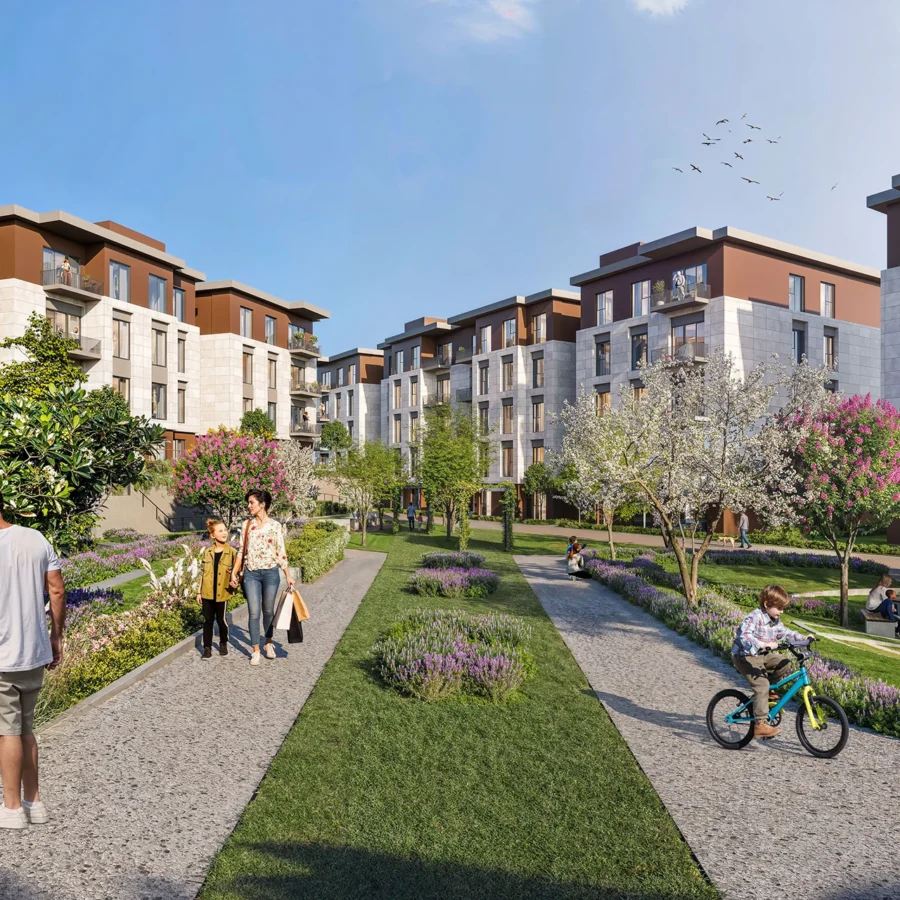 İzotim tarafından Luxera Nevbahar Life projesinde yapılan dış cephe uygulamaları