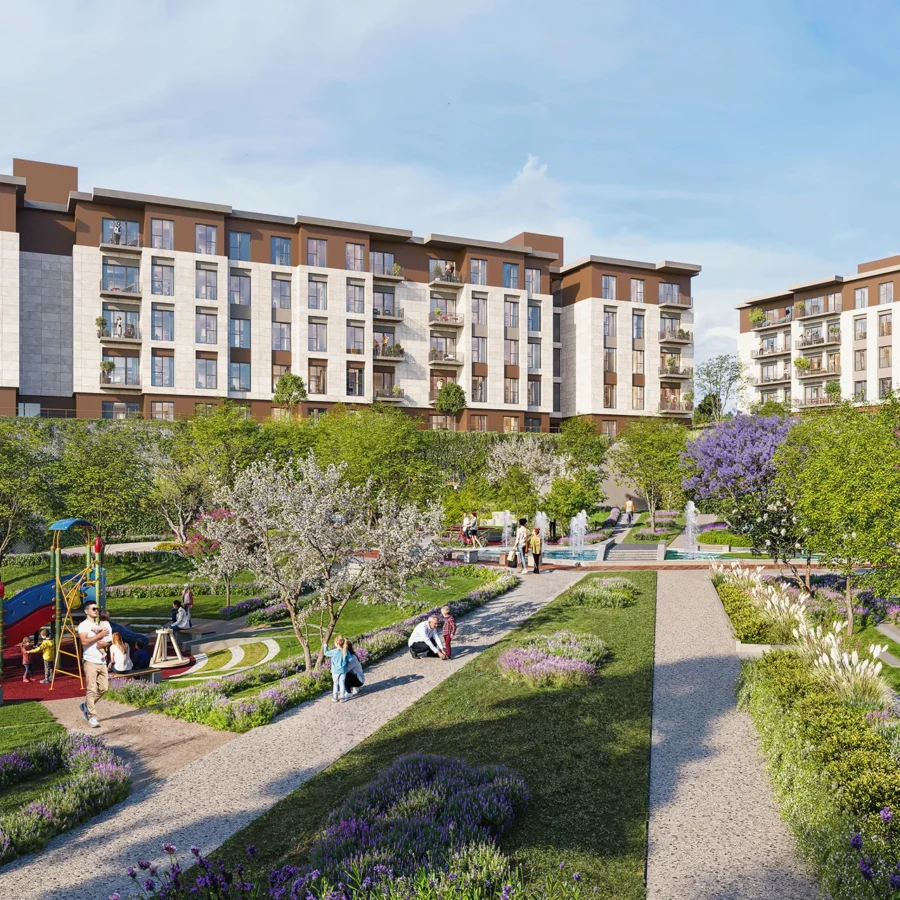 İzotim tarafından Luxera Nevbahar Life projesinde yapılan dış cephe uygulamaları