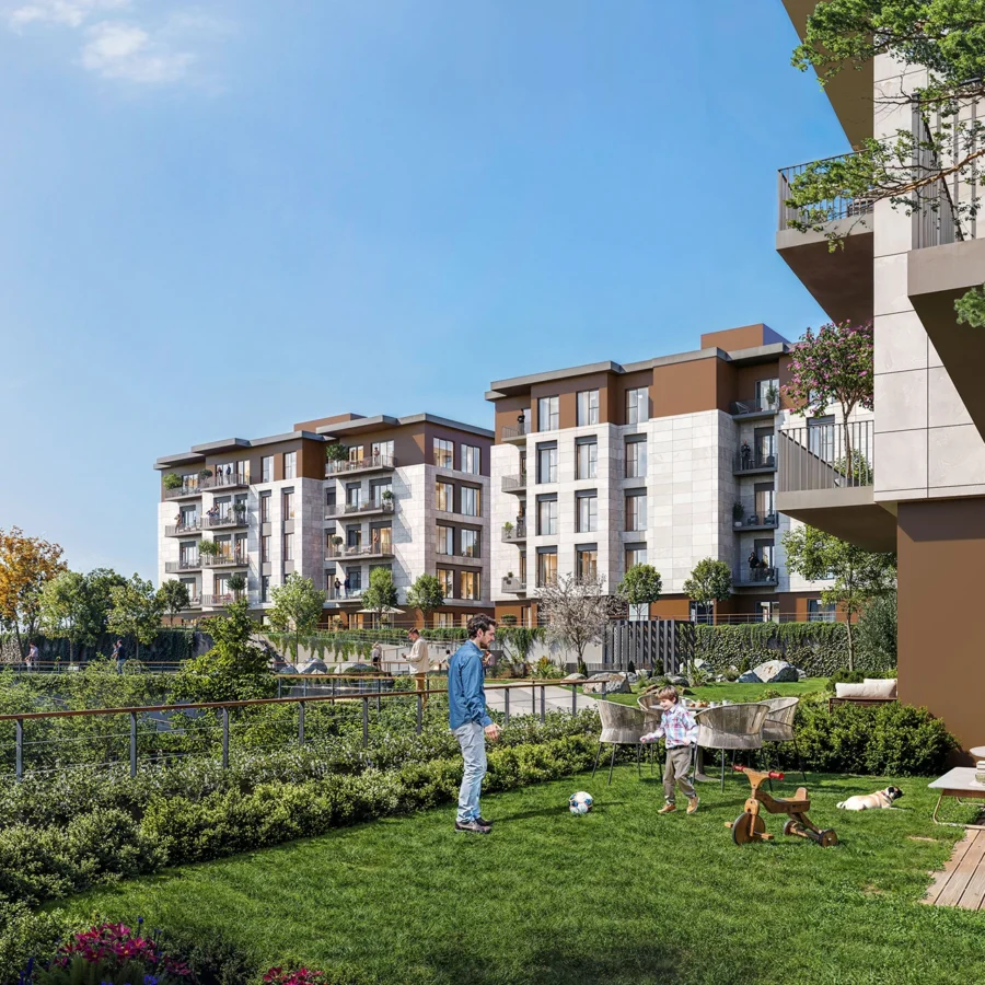 İzotim tarafından Luxera Nevbahar Life projesinde yapılan dış cephe uygulamaları