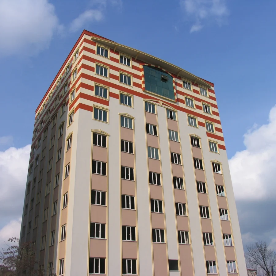 Exterior facade work carried out by İzotim on the Kent Sitesi project
